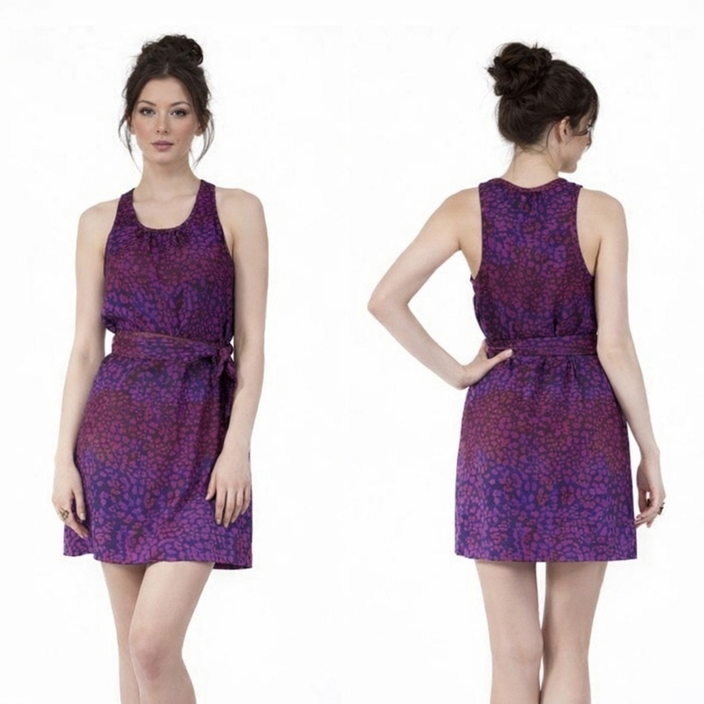 marc by Marc Jacobs Silk Dress Leopard Animal Print S